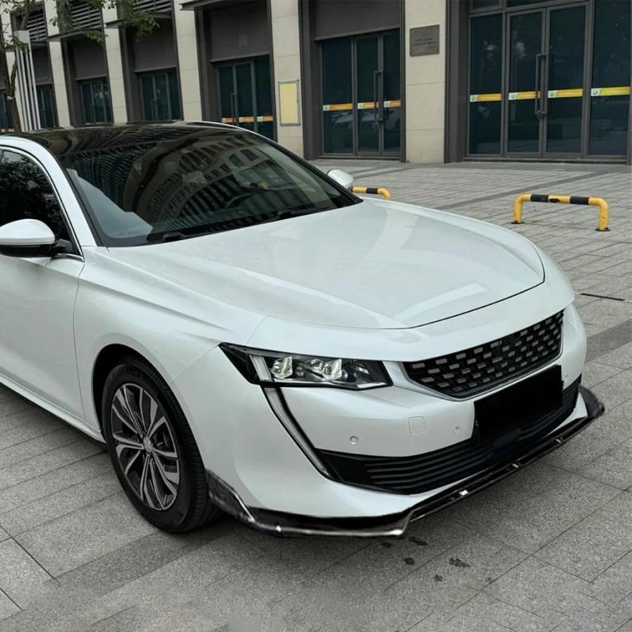 【並行輸入品】プジョー 508 MK2 R83 2018 2020 2021 2022 自動車フロントバンパースプリッターリップスプリッター ...