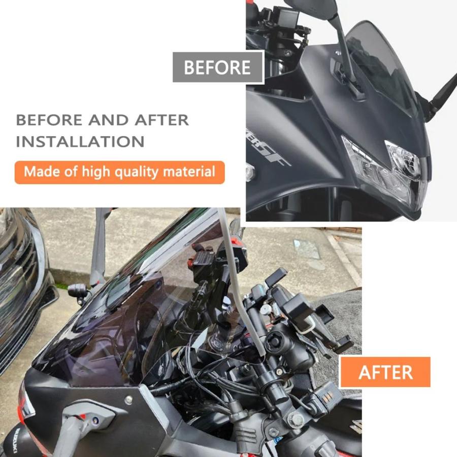 ☆ GixxerSF ジクサーSF ダブルバブル スクリーン シールド バイザー