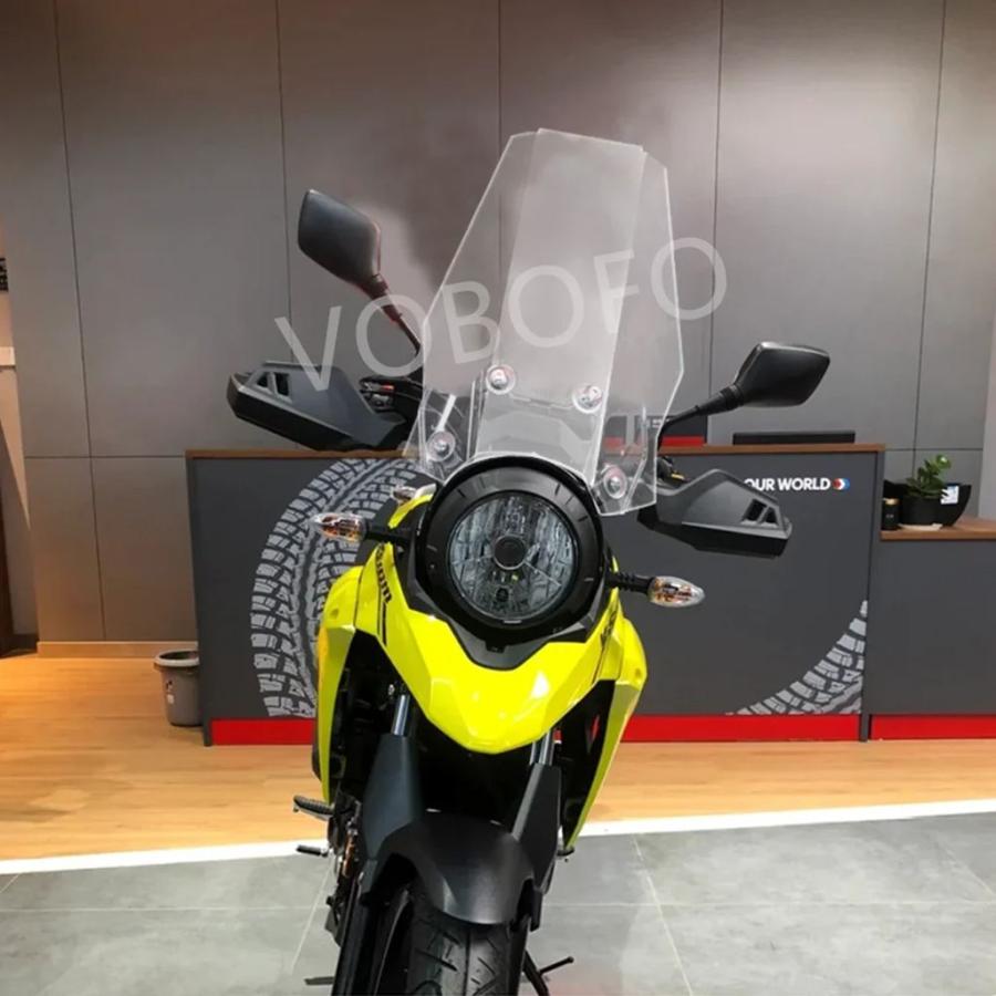 【並行輸入品】スズキ用バイク 二輪フロントガラス フロントガラス ストレート 非破壊取り付け アクセサリー dl250 dl250 DL-250_9