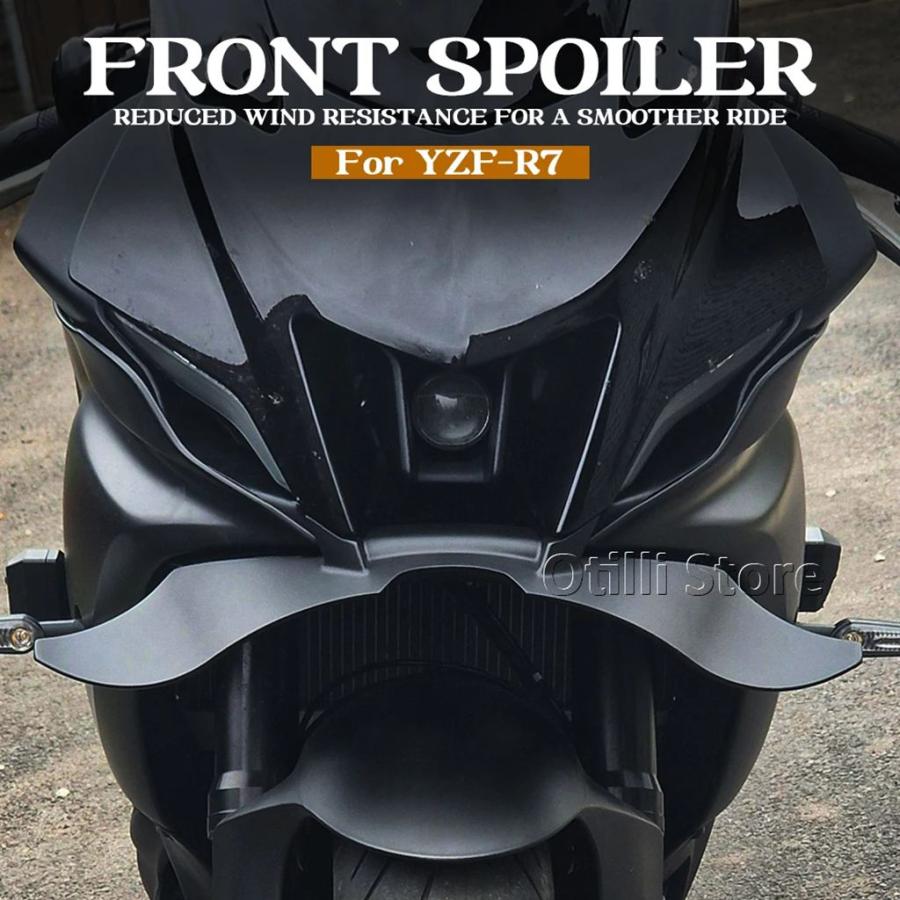 並行輸入品】バイク黒フロントフェアリングウイングレット空力ウイング