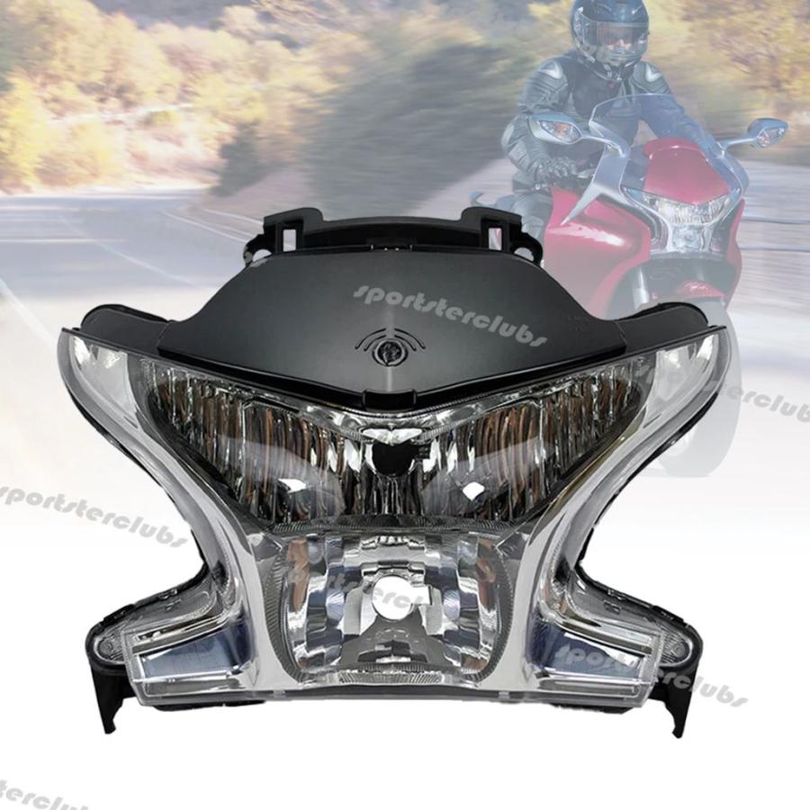 【並行輸入品】ホンダ VFR1200F 2010-2017 VFR 1200 F DCT 2011 2012 2013 2014 2015 バイクフロントヘッドライトアセンブリヘッドランプの画像
