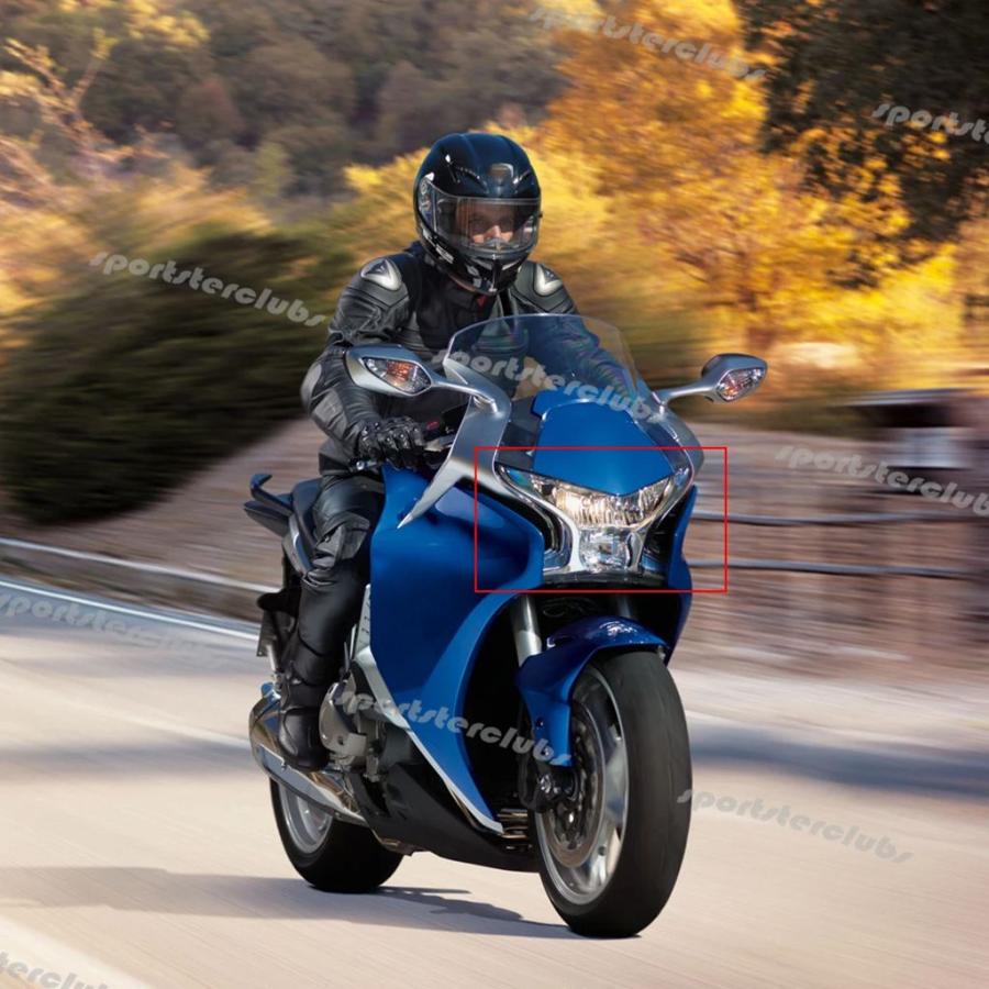 【並行輸入品】ホンダ VFR1200F 2010-2017 VFR 1200 F DCT 2011 2012 2013 2014 2015 バイクフロントヘッドライトアセンブリヘッドランプの画像