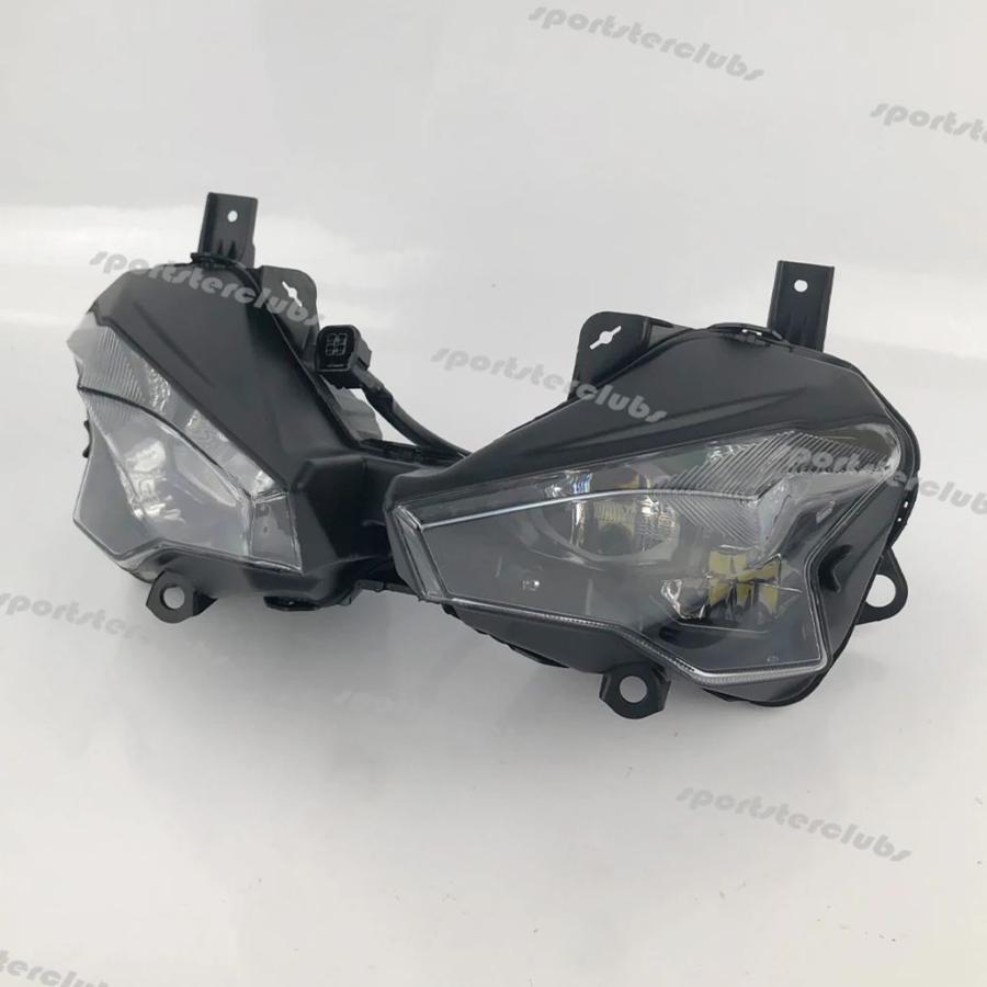 【並行輸入品】カワサキ 2024-2025年式 Ninja 500 EX500 Ninja500 SE バイク用フロントLEDヘッドライトアセンブリ ヘッドランプ ハイ/ロービーム付きの画像