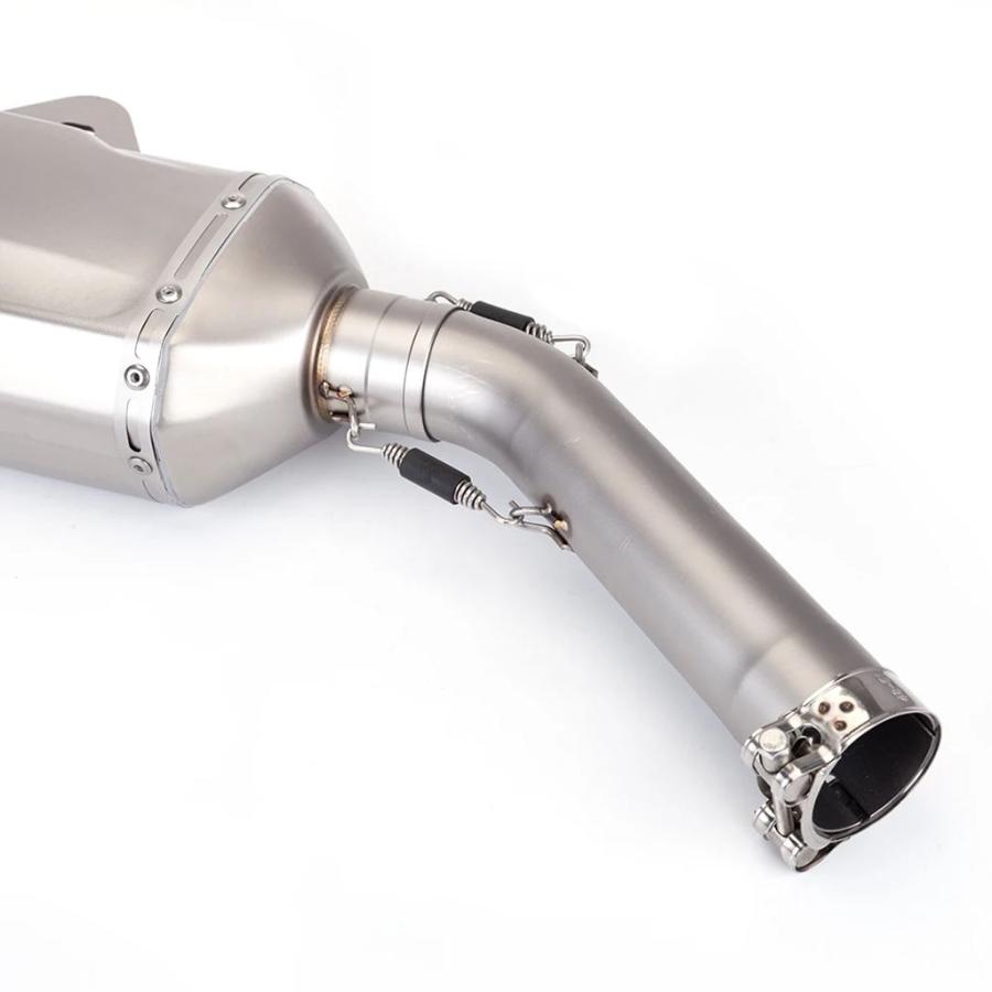 【並行輸入品】汎用エキゾーストサイレンサー センターマニホールド カスタム F750gs f850gs f750 gs 2018 2019 2020の画像