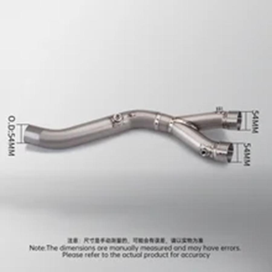 並行輸入品】YZF-R1 R1 R1M MT10 2015-2024年式バイク用チタン排気