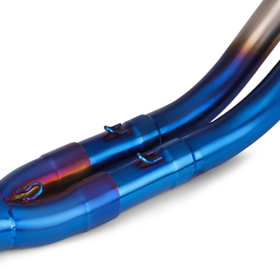 【並行輸入品】YZF R25 R3 MT03 フルエキゾーストシステムパイプミドルパイプスリップオン 51 mmマフラーカーボンカバー 2015-2025