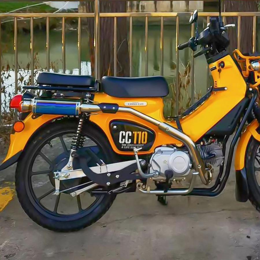 【並行輸入品】クロス スーパーカブ110 CC110 カブ125 カブ CC110 2021-2024 バイク用フルエキゾーストシステム 高性能 ローバイク/ハイバイク対応の画像