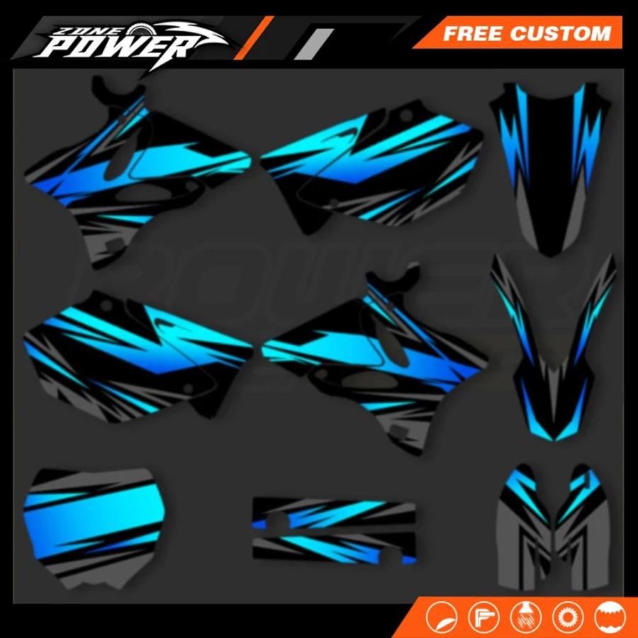 並行輸入品】Powerzone バイクフェアリンググラフィック背景デカール