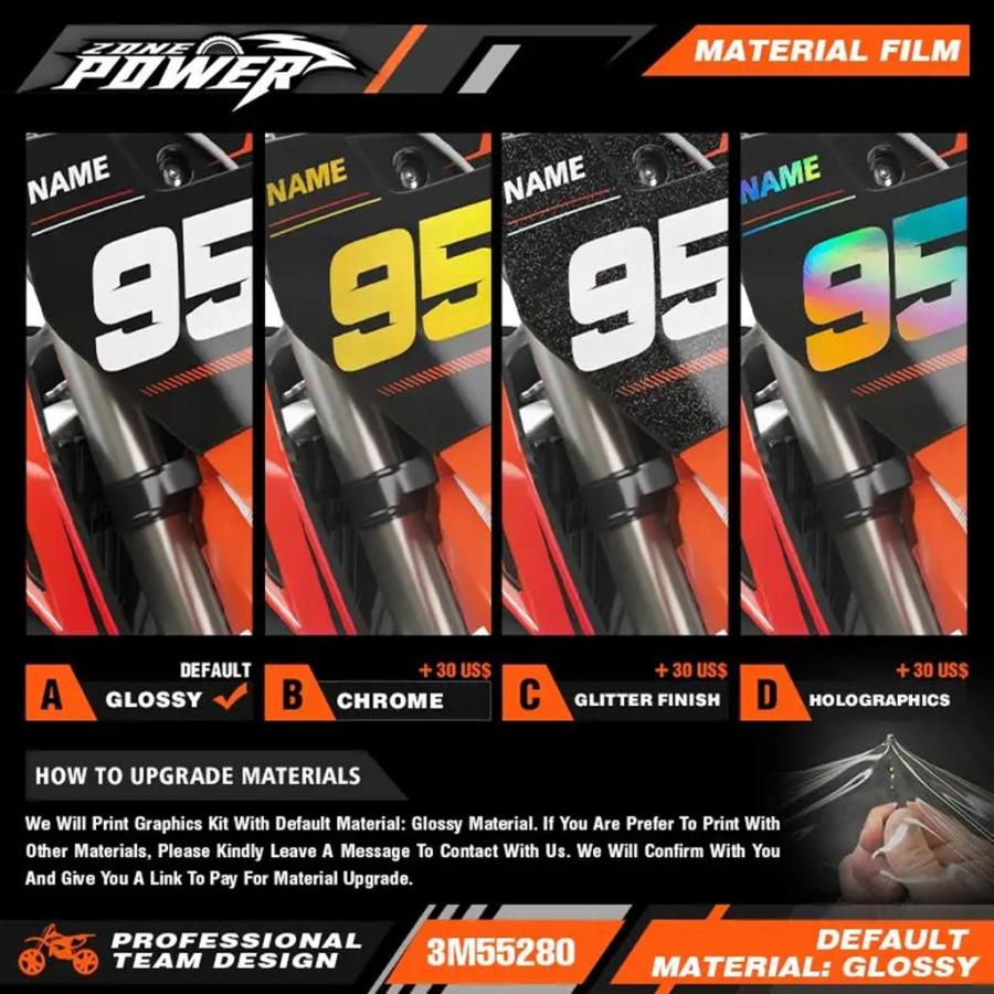 並行輸入品】Powerzone バイクグラフィックデカールステッカーキット