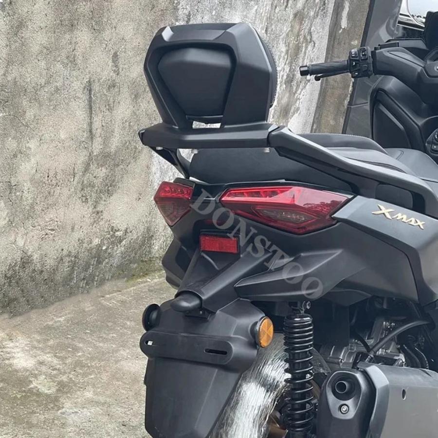 【並行輸入品】ヤマハXMAX300バイク造用バックレスト合金バックレストテールストックラックカスタムアクセサリーの画像