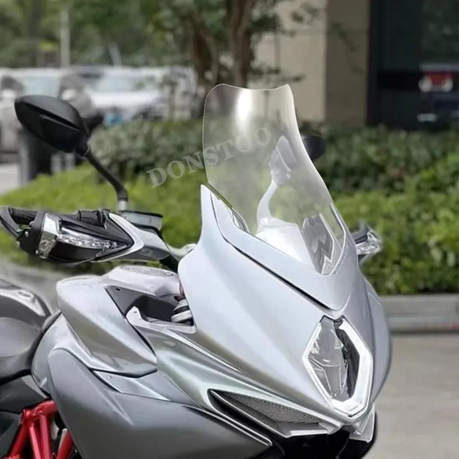 【並行輸入品】Agusta TV800 MV800 フロントガラス強化フロントガラス非破壊取付チェストガードアクセサリーの画像