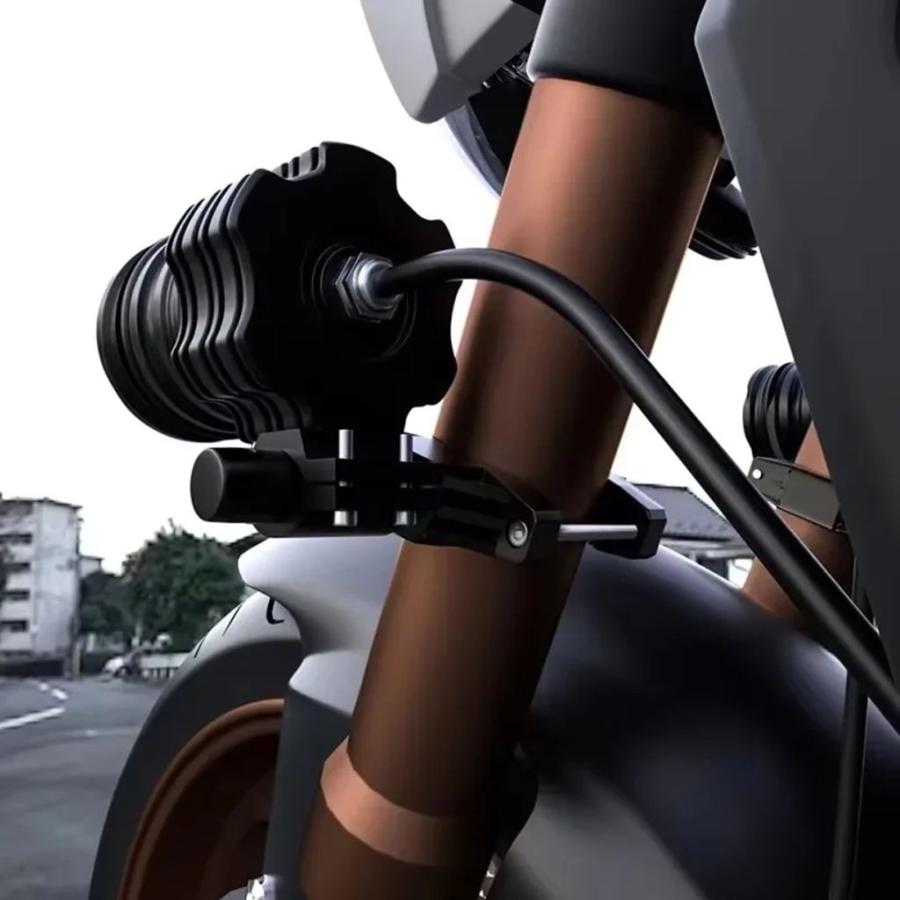 並行輸入品】バイクバンパー用汎用マウントブラケット ヘッドライト