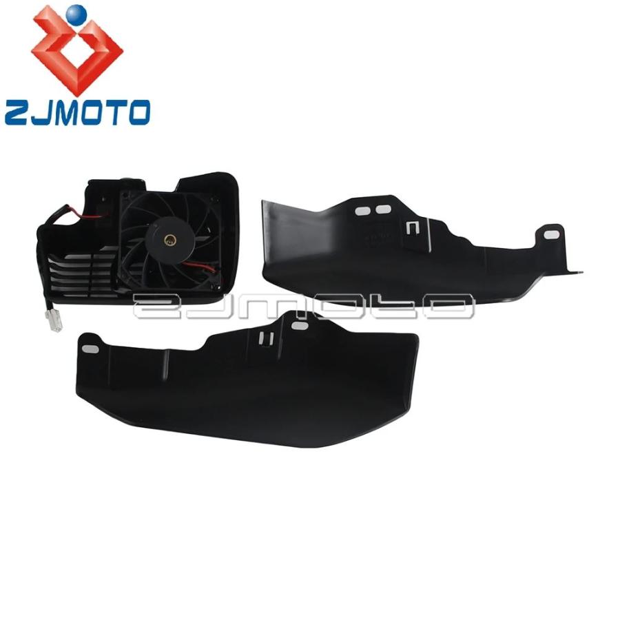 【並行輸入品】バイクラジエータークールフローファンキットハーレーエレクトラグライド FLHT FLHTCU FLHTCUL FLHTC FLHTK FLHTCU ストリートグライド FLHXSの画像
