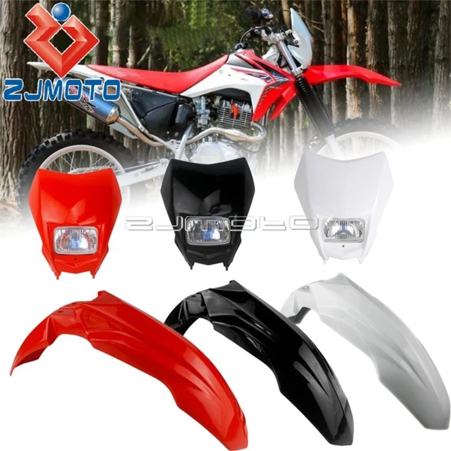 【並行輸入品】モトクロスバイク 二輪ヘッドライト ホンダCRF 150F 230F 2015-2020 CRM 125/250/450用フェンダーの画像