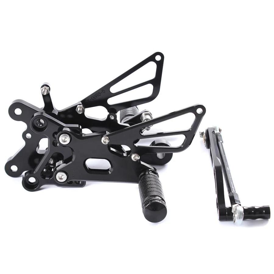 【並行輸入品】ヤマハ YZF-R6 YZF R6 2006-2015 CNC アルミバイクリアセットリアセットフットペグペダルフットレスト_2