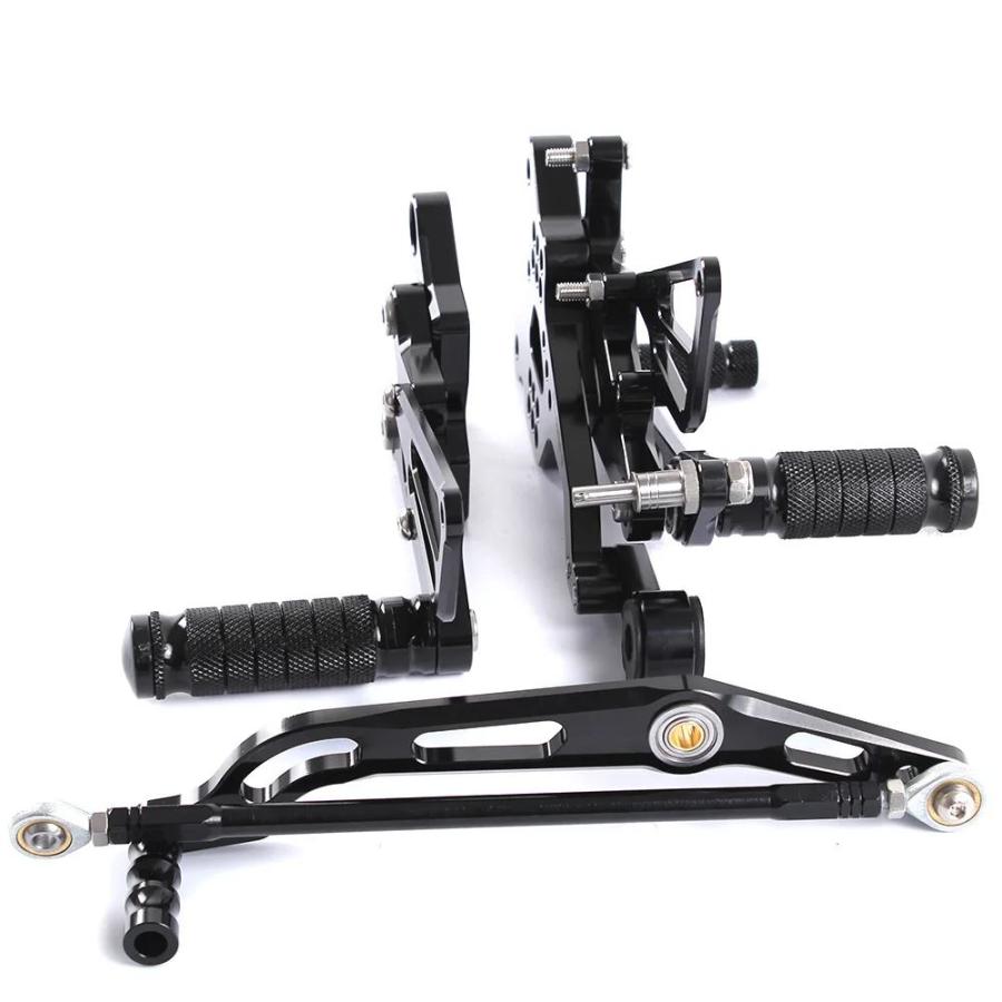 【並行輸入品】ヤマハ YZF-R6 YZF R6 2006-2015 CNC アルミバイクリアセットリアセットフットペグペダルフットレスト_3