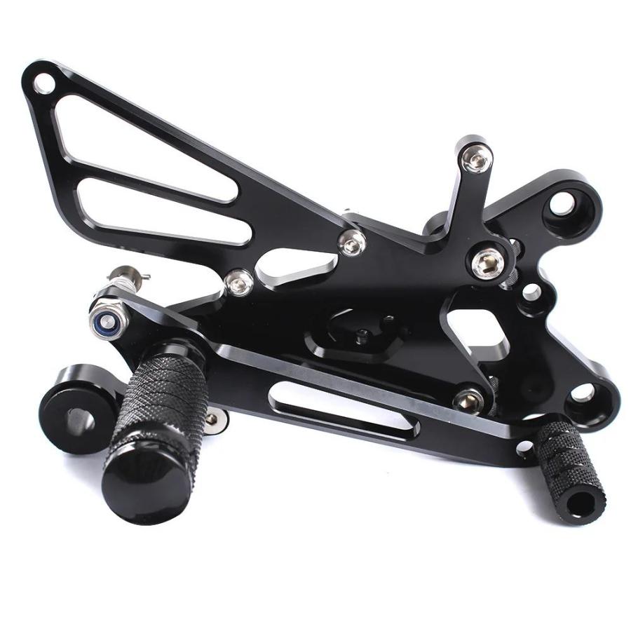 【並行輸入品】ヤマハ YZF-R6 YZF R6 2006-2015 CNC アルミバイクリアセットリアセットフットペグペダルフットレスト_5