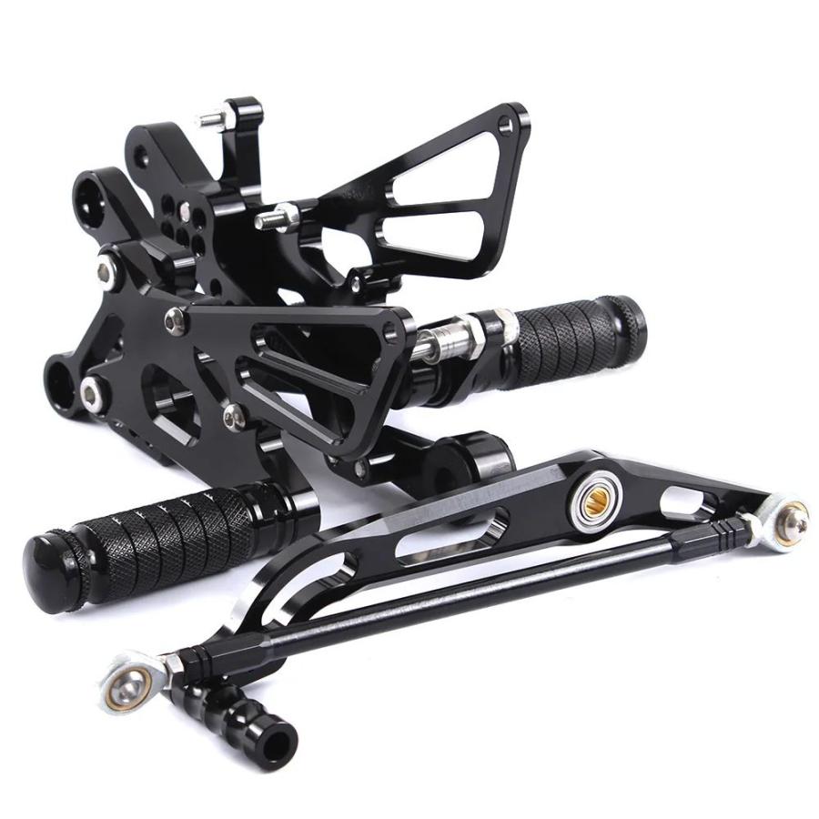 【並行輸入品】ヤマハ YZF-R6 YZF R6 2006-2015 CNC アルミバイクリアセットリアセットフットペグペダルフットレスト_6
