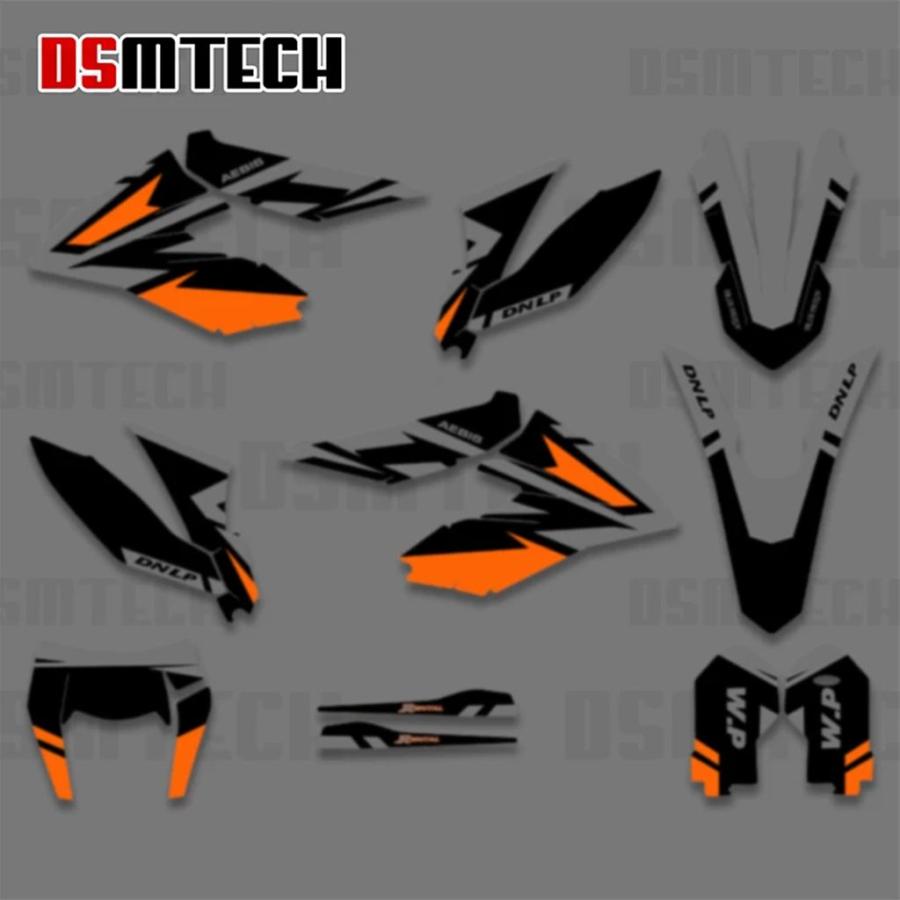 並行輸入品】DSMTECH-フルグラフィックデカール ステッカーキット KTM