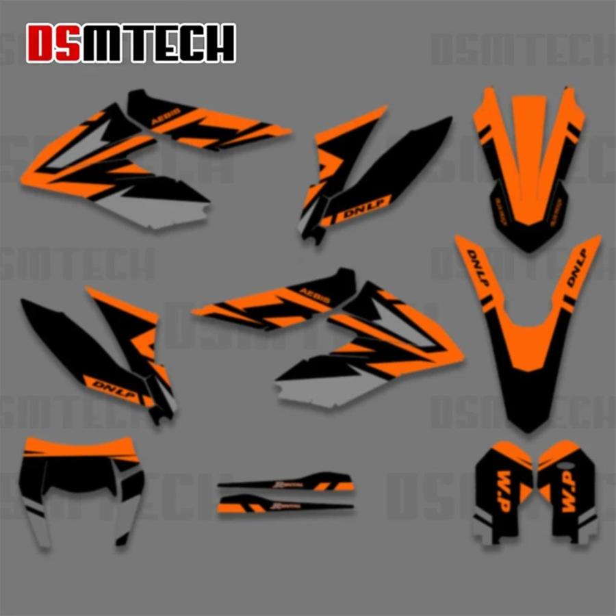 並行輸入品】DSMTECH-フルグラフィックデカール ステッカーキット KTM