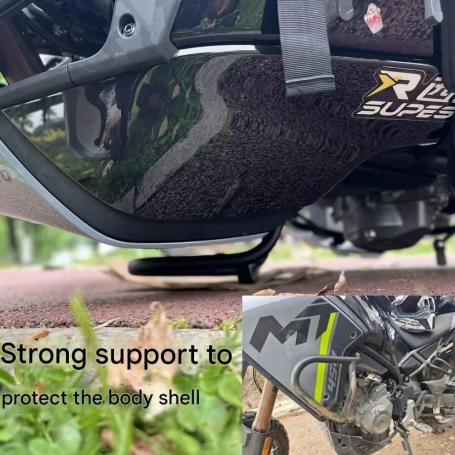 【並行輸入品】Motorcycle Accessories Frame Crash Bar Falling Protector For CFMOTO 450MT 450 MT Motorbike Highway Engine Guard Bumperの画像