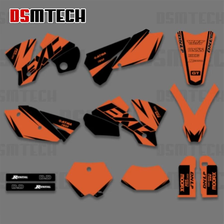 並行輸入品】DSMTECH グラフィック / 背景デカール KTM 125 200 250