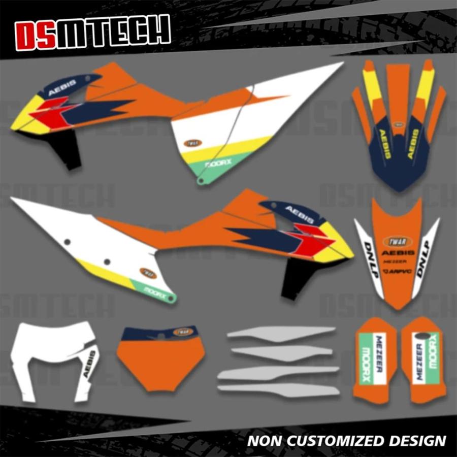 並行輸入品】DSMTECH グラフィック背景デカールステッカーキット KTM 