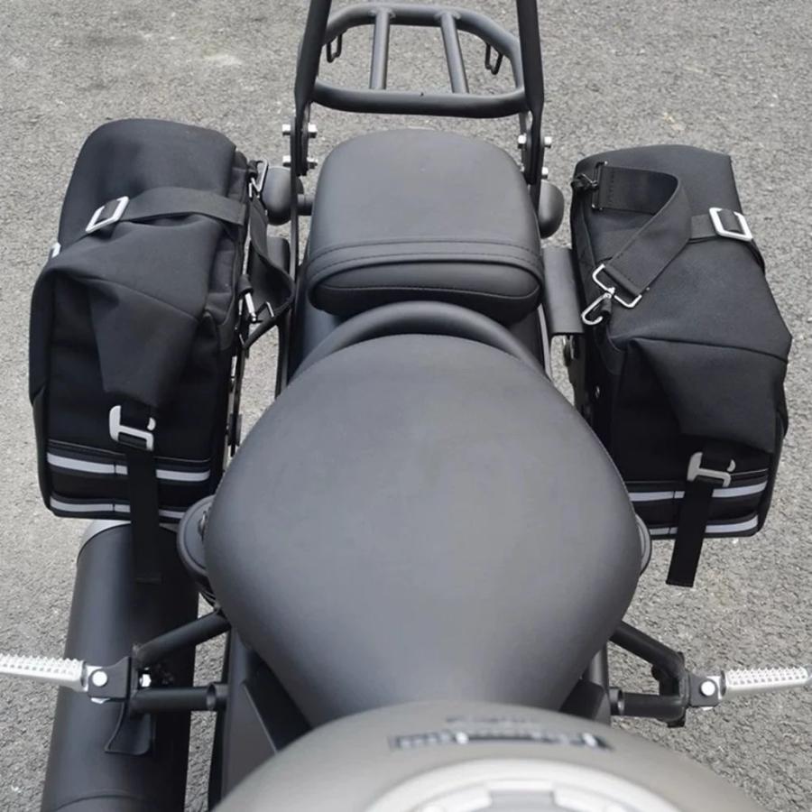 【並行輸入品】ホンダ レブル300 レブル500 CMX300 CMX500 レトロ 防水 サイドバッグ サイドボックス バンパーカスタム レブル300 cm 500用の画像
