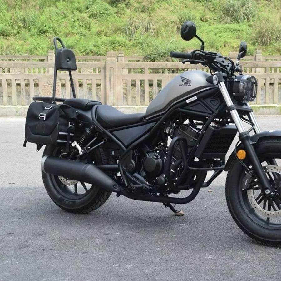 【並行輸入品】ホンダ レブル300 レブル500 CMX300 CMX500 レトロ 防水 サイドバッグ サイドボックス バンパーカスタム レブル300 cm 500用の画像