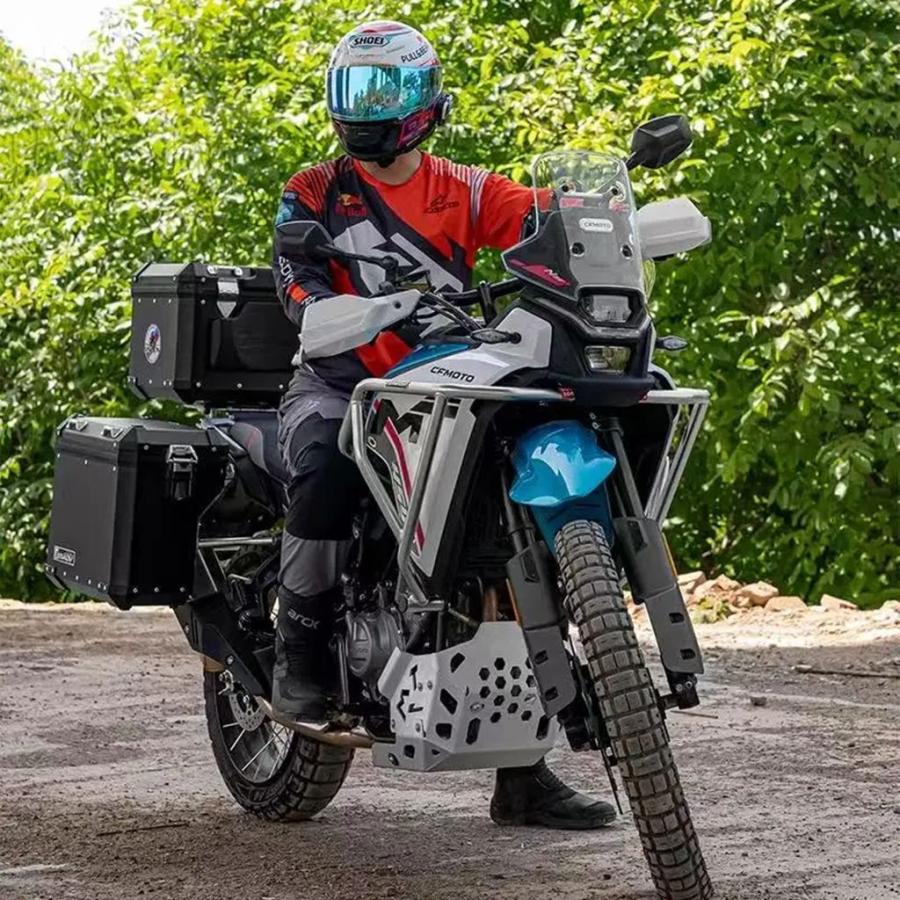 【並行輸入品】450 MT バイクアクセサリートップボックスラックサイドパニアブラケット CFMOTO 450MT 450-MT 2023 2024 キャリアサドルバッグサポートの画像