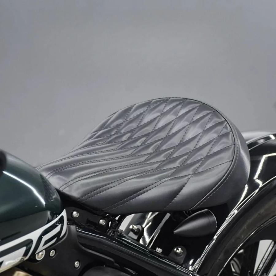 【並行輸入品】BENDA ナポレオンボブ 250 カスタムレトロシングルフロントシートボバー拡大肥厚フロントシート快適クッションアクセサリー_4