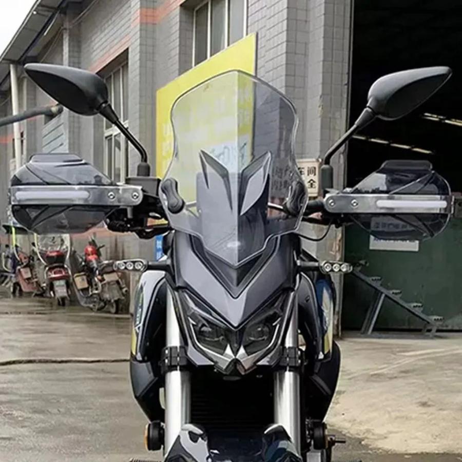 【並行輸入品】フィット SRK400 バイクフロントガラスフロントガラススクリーン新 QJ モーター 400SRK SRK 400 レトロフロントガラス_6
