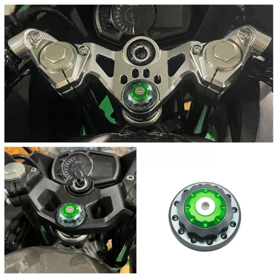 並行輸入品】バイクアルミフロントフォークアッパートリプルクランプ