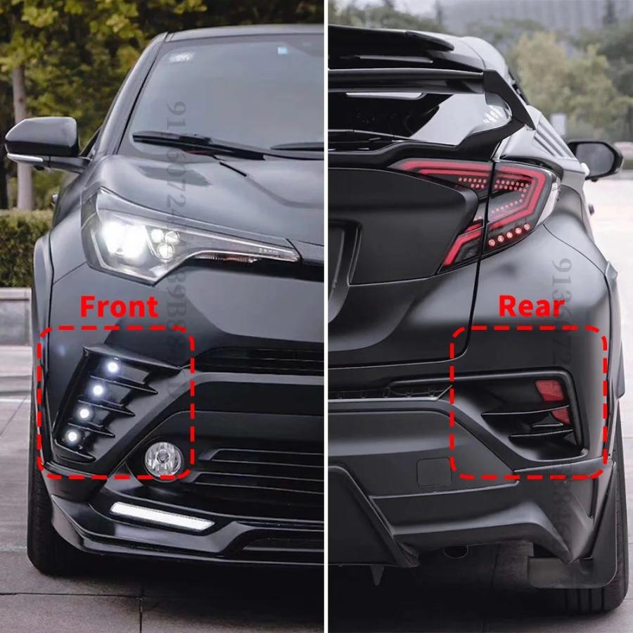 並行輸入品】 トヨタ chr C-HR LED フロント リアライト ボディキット