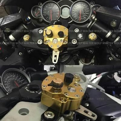 【並行輸入品】 Suzuki hayabusa gsx1300r 2008-2020用バイクステアリングダンパー取り付けブラケットキット安全制御用CNCの画像