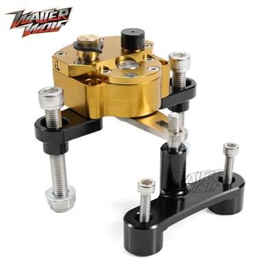 【並行輸入品】 Suzuki hayabusa gsx1300r 2008-2020用バイクステアリングダンパー取り付けブラケットキット安全制御用CNCの画像