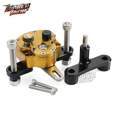 【並行輸入品】 Suzuki hayabusa gsx1300r 2008-2020用バイクステアリングダンパー取り付けブラケットキット安全制御用CNCの画像