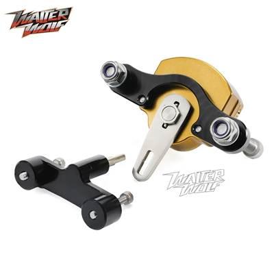 【並行輸入品】 Suzuki hayabusa gsx1300r 2008-2020用バイクステアリングダンパー取り付けブラケットキット安全制御用CNCの画像