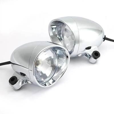 並行輸入品】 バイク用汎用ヘッドライト フォグライト レトロ 補助