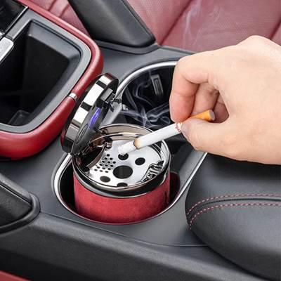 並行輸入品】 LEDライト付きカー灰皿 オートカップホルダー インテリア