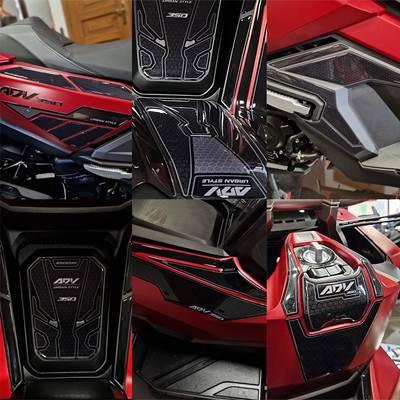 【並行輸入品】 バイク用3Dエポキシステッカー パッド 傷防止ステッカー 滑り止め ホンダ船350 2022 2023の画像
