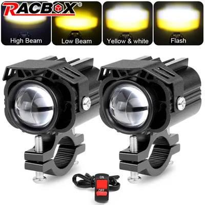 並行輸入品】 LED補助ヘッドライト プロジェクター レンズ 車 バイク
