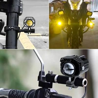 並行輸入品】 LED補助ヘッドライト プロジェクター レンズ 車 バイク