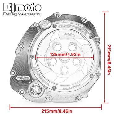 【並行輸入品】 スズキ用クリアクラッチカバースプリングリテーナーr gsxs750 gsxs 750 2005-2018 2019 2020 2021の画像
