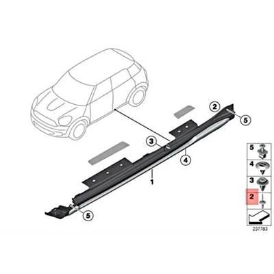並行輸入品】 車ブラインドリベットバンパーフェンダープラスチック