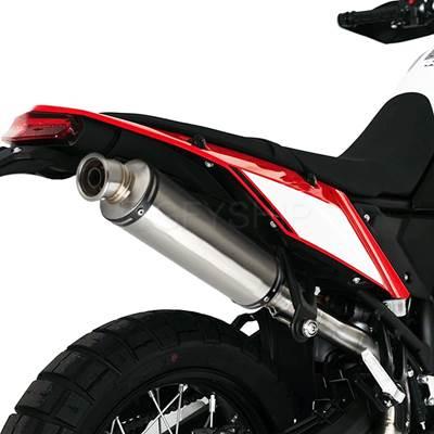 【並行輸入品】 バイク用ハイポジションエキゾーストサイレンサー スリップオンエキゾーストパイプ ヤマハ700 t7 t700 xtz 690 700 2021 2022 2023 2024