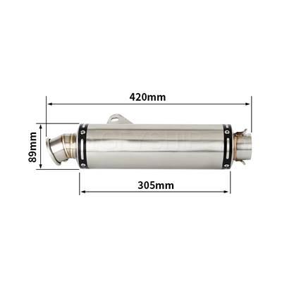 【並行輸入品】 バイク用ハイポジションエキゾーストサイレンサー スリップオンエキゾーストパイプ ヤマハ700 t7 t700 xtz 690 700 2021 2022 2023 2024