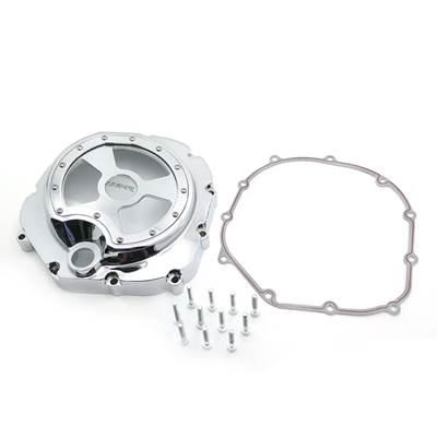 【並行輸入品】 カワサキzx14rzzr1400 2006-2022用バイク 二輪クラッチカバー ブラック バイク 二輪パーツ クリアの画像