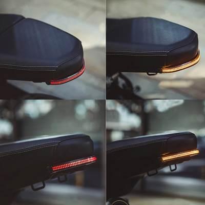 【並行輸入品】 BMW rninet用PCB付きプレートホルダー LEDランプ付き車両用キャスター ランニング距離ブレーキテールライト