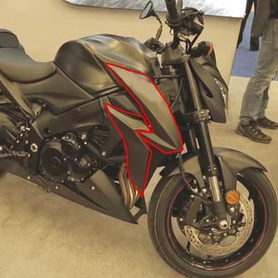 【並行輸入品】 バイク 二輪フロントフレームサイドカバー フェアリングカバー サイドパネル ボディパーツ Suzuki GSX-S1000 2015-2020の画像